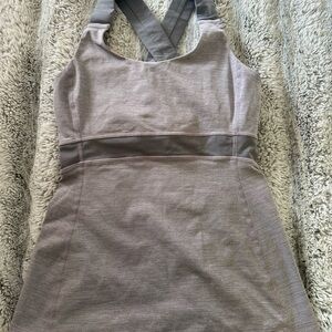 Lululemon Heatherd Fossil Swift Tank Top